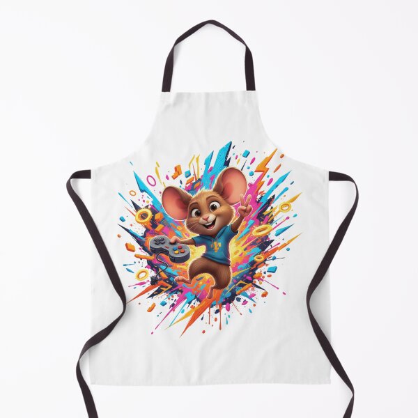 Item preview, Zippy the Mouse Gamer Splash Art designed and sold by Zippy Creation.