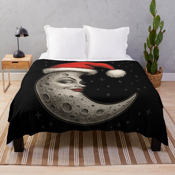 Item preview, Enchanting Santa Moon: A Classic Christmas Night Design designed and sold by A-Szczesniak.