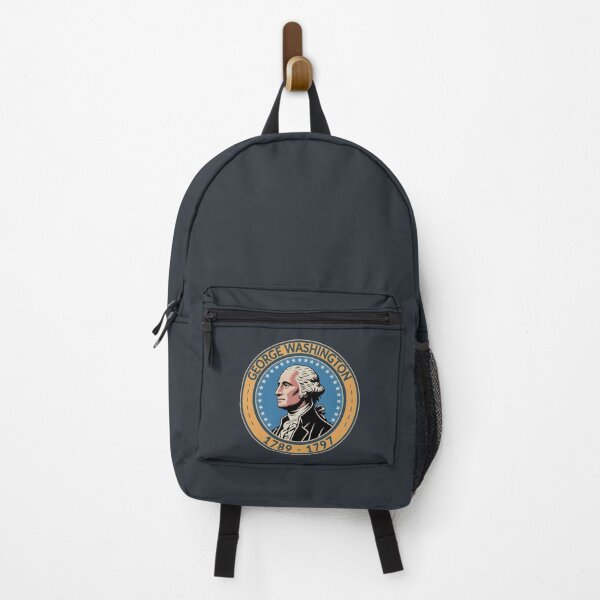 Item preview, George Washington US President Illustration Badge designed and sold by KrisSidDesigns.