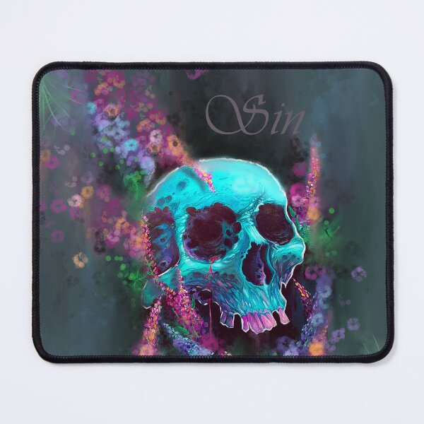 Item preview, Spring time skull art designed and sold by Sintrio.