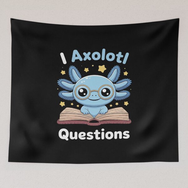 Item preview, I Ask Axolotl Questions Kids Cute Axolotl  designed and sold by Belkisallen.