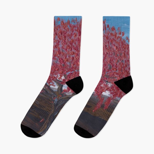 Artikelvorschau, Flammenbaum (Roter Flammenbaum) mit roten Blüten entworfen und verkauft von fingerfluidart.