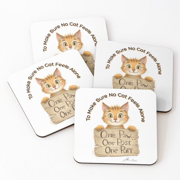 Item preview, One Paw, One Post, One Purr At A Time - Cat Campaign designed and sold by Lyonsse.