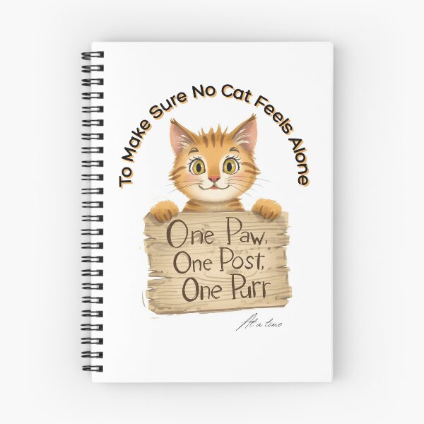 Item preview, One Paw, One Post, One Purr At A Time - Cat Campaign designed and sold by Lyonsse.