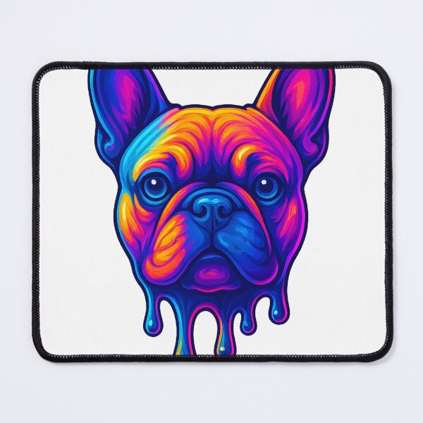 Item preview, French Bulldog: Neon Chrome Drip designed and sold by Savannarojas.