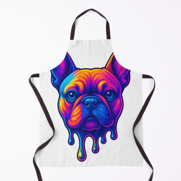 Item preview, French Bulldog: Neon Chrome Drip designed and sold by Savannarojas.