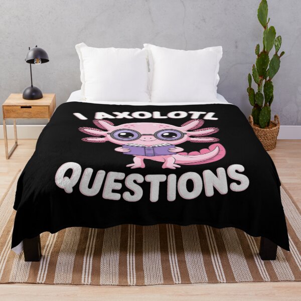 Item preview, I Axolotl Questions Anime Kawaii Axolotl Kids designed and sold by Belkisallen.