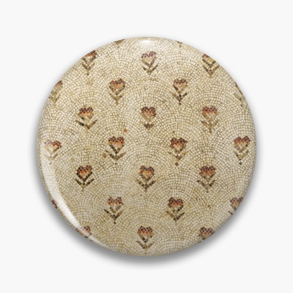 Item preview, ELEGANT SIMPLE MOSAIC FLOWERS Antique  Byzantine Mosaics designed and sold by BulganLumini.