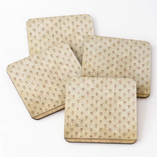 Item preview, ELEGANT SIMPLE MOSAIC FLOWERS Antique  Byzantine Mosaics designed and sold by BulganLumini.