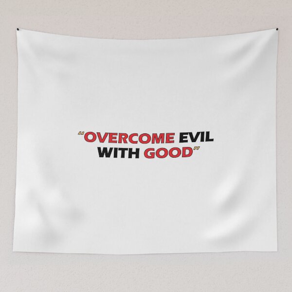 Item preview, overcome evil with good designed and sold by Positive Mindzet!.