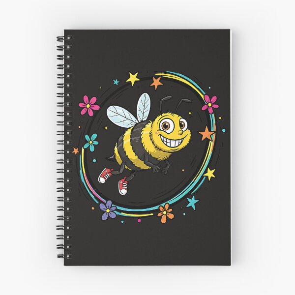 Item preview, Smiling Bee with Sneakers – Vibrant Nature and Fun designed and sold by AwesomeBeyondLimits.