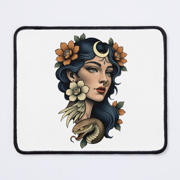 Item preview, Neotrad woman and snake designed and sold by InkThings.
