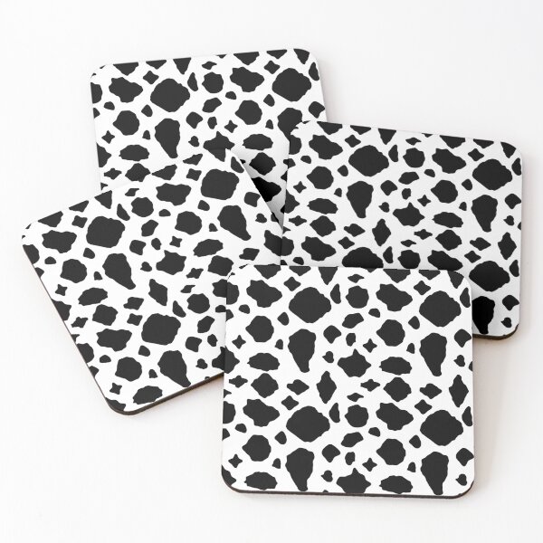 Item preview, Black and White Cow Print Pattern designed and sold by ValeriesGallery.