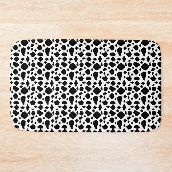 Item preview, Black and White Cow Print Pattern designed and sold by ValeriesGallery.