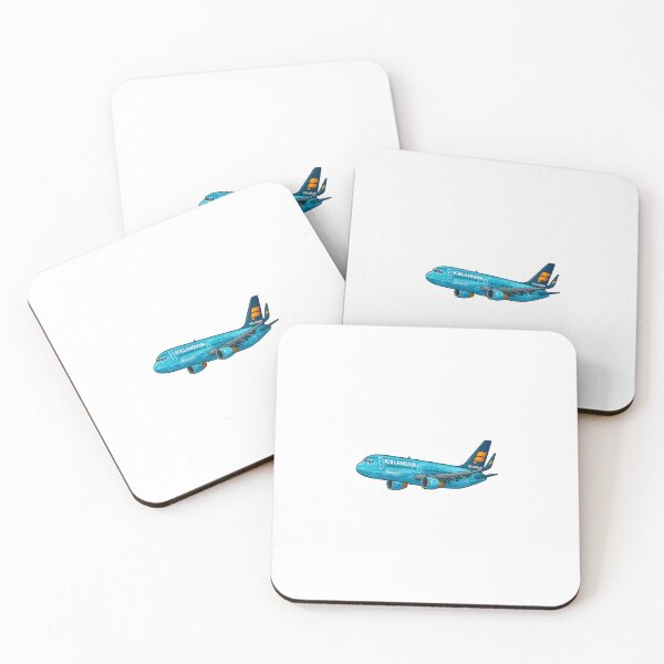 Item preview, Icelandair Vatnajökull Cartoon Airplane Design – Glacier Livery Aviation Art designed and sold by UrbanKangaroo.
