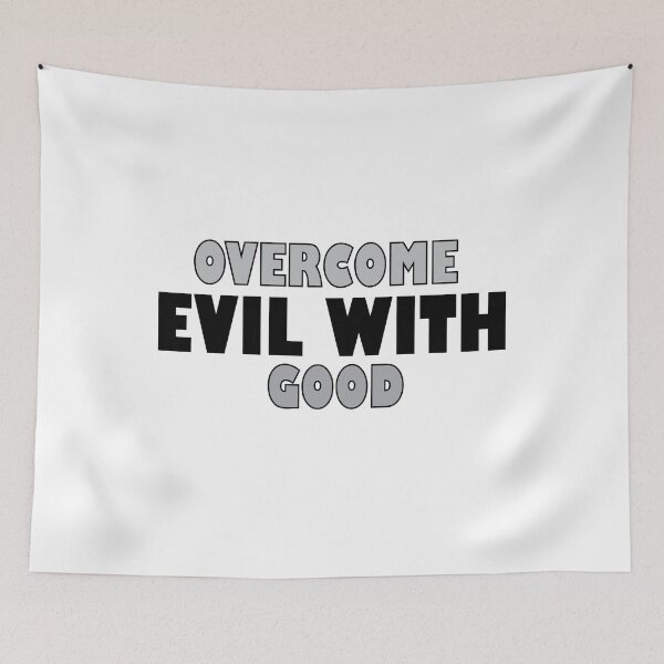 Item preview, overcome evil with good designed and sold by Positive Mindzet!.
