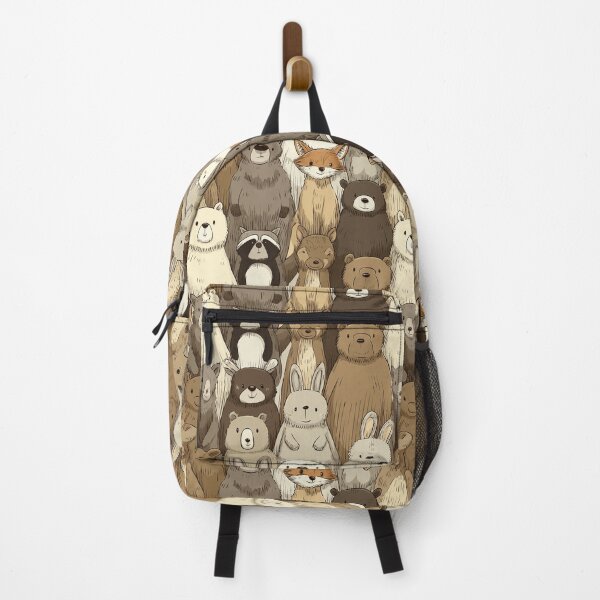 Item preview, Woodland Friends Animal Crowd Pattern designed and sold by Piotrek0001.