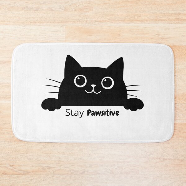 Item preview, Stay Pawsitive designed and sold by StudyCat Studio.
