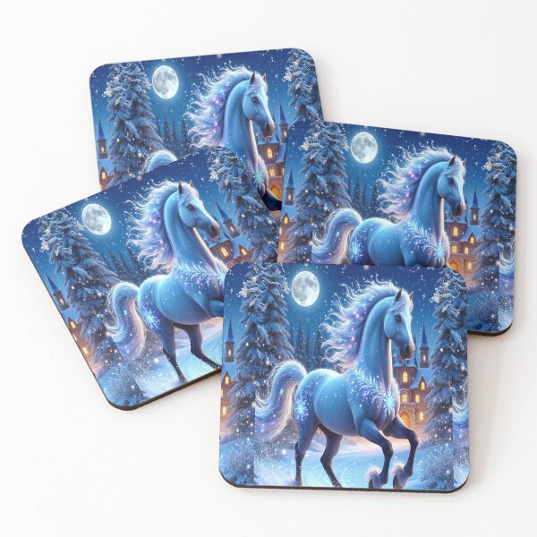 Item preview, Moonlight Stallion – Spirit of the Winter Night designed and sold by AmetistLight.