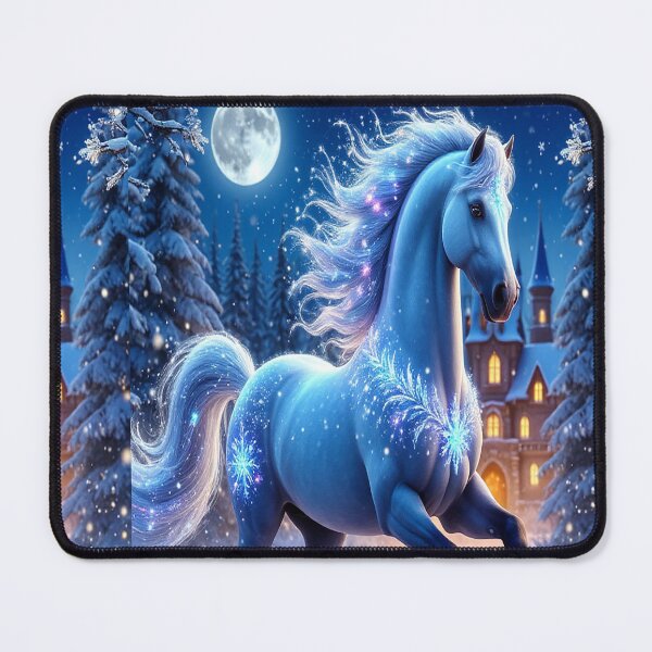 Item preview, Moonlight Stallion – Spirit of the Winter Night designed and sold by AmetistLight.
