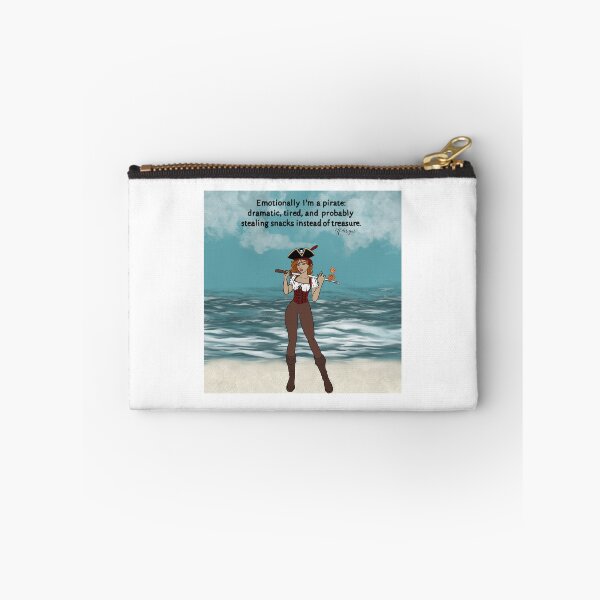 Item preview, Emotionally I’m a Pirate – Funny Halloween Quote for Snack Lovers designed and sold by effdesigns.