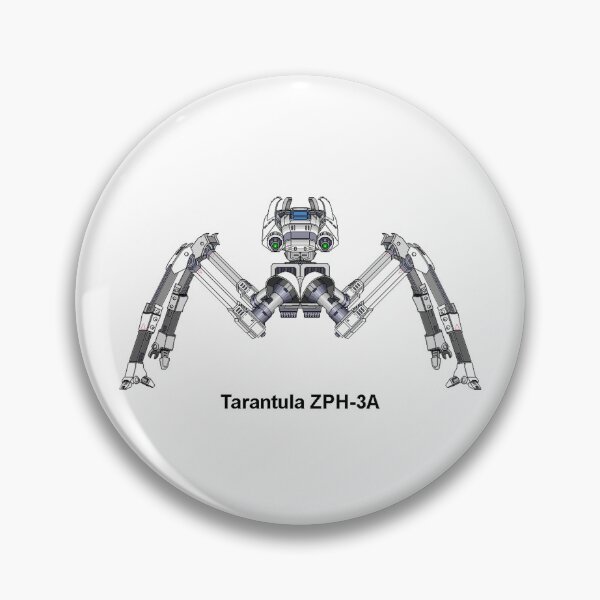 Item preview, Tarantula ZPH-3A (White) - Clan BattleMech designed and sold by DagleysDesigns.
