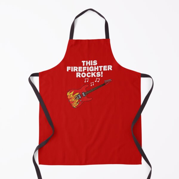 Item preview, Este bombero es un rockero, guitarrista eléctrico y músico. designed and sold by doodlerob.
