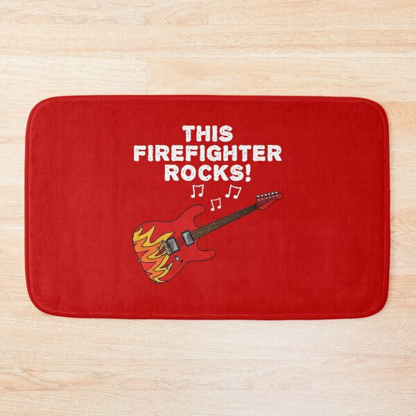 Item preview, This Firefighter Rocks, Electric Guitar Guitarist Musician designed and sold by doodlerob.