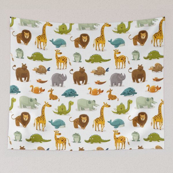 Item preview, Funny Cartoon Safari And Jungle Animals Collection designed and sold by Piotrek0001.