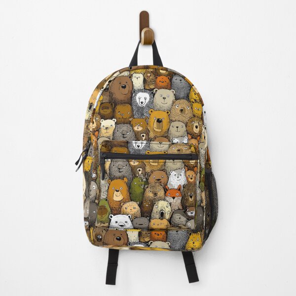 Item preview, A Big Crowd Of Friendly Illustrated Cartoon Bears designed and sold by Piotrek0001.