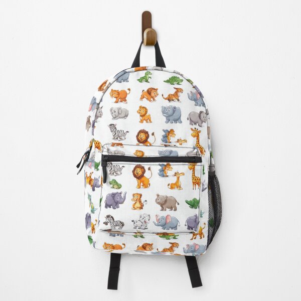 Item preview, Cute Cartoon Safari Animal Friends Side View designed and sold by Piotrek0001.