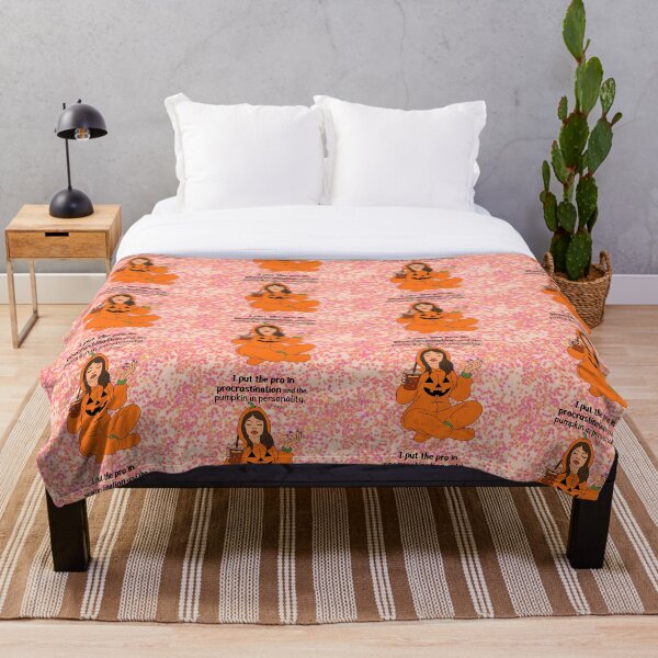 Item preview, I Put the Pro in Procrastination and the Pumpkin in Personality – Funny Autumn Quote designed and sold by effdesigns.