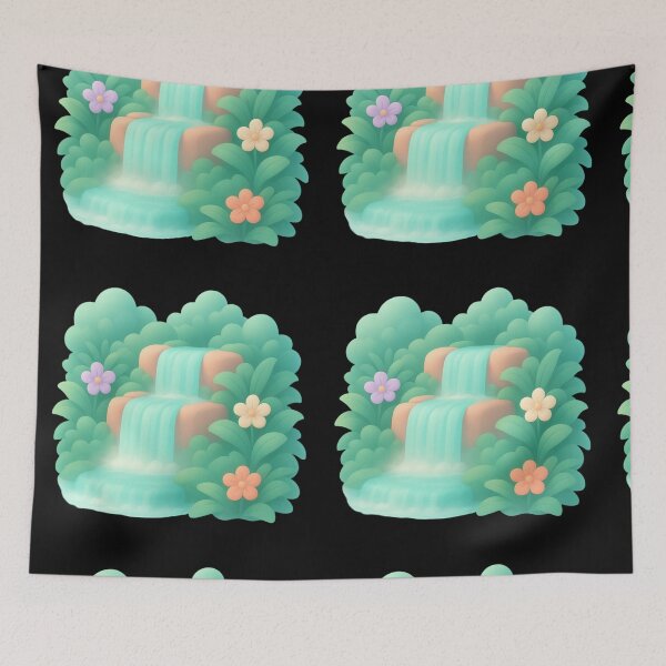 Item preview, Iguazu Falls - Kawaii landscape designed and sold by DamioPolArt.