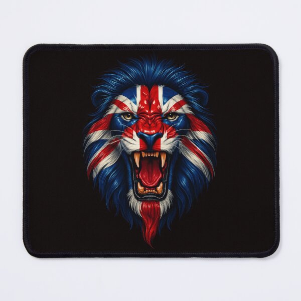 Item preview, Union Jack Flag Union Flag Patriotic UK Flag Lion Face designed and sold by adsman68.