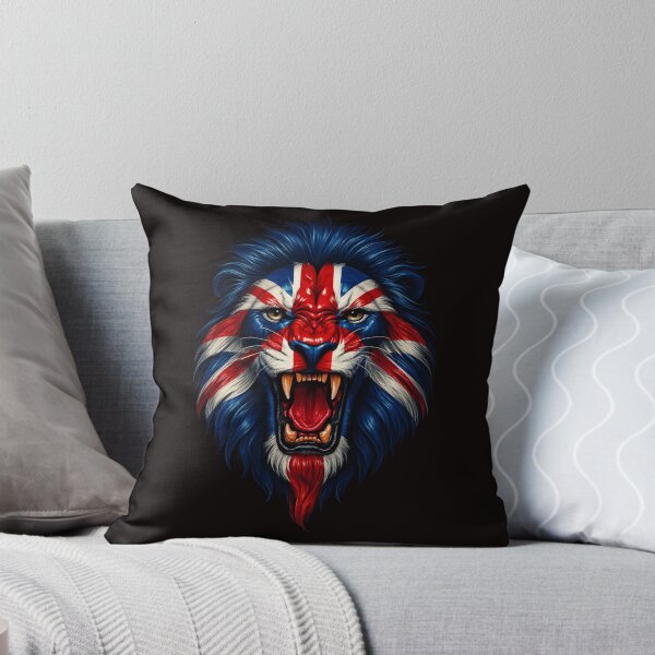 Item preview, Union Jack Flag Union Flag Patriotic UK Flag Lion Face designed and sold by adsman68.