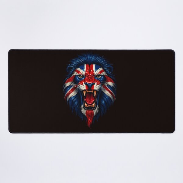 Item preview, Union Jack Flag Union Flag Patriotic UK Flag Lion Face designed and sold by adsman68.