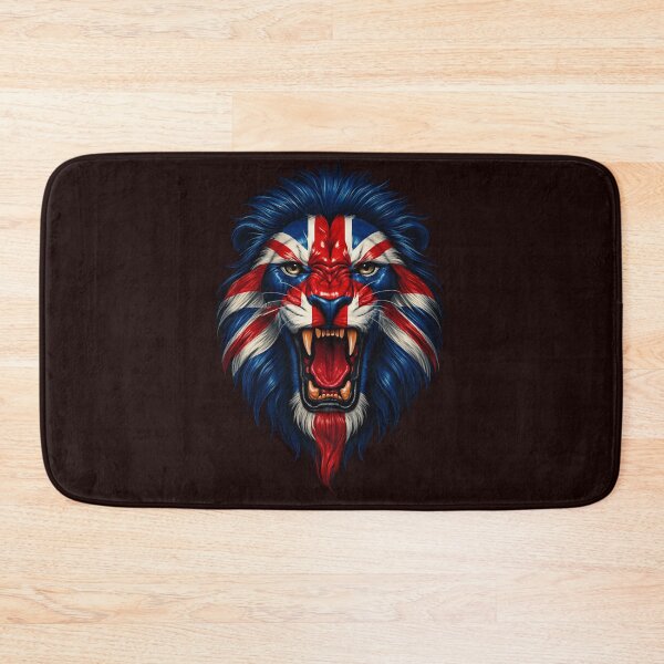 Item preview, Union Jack Flag Union Flag Patriotic UK Flag Lion Face designed and sold by adsman68.