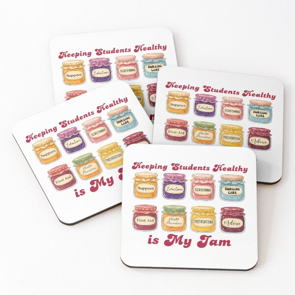 Item preview, Keeping Students Healthy is My Jam designed and sold by stephenflashart.