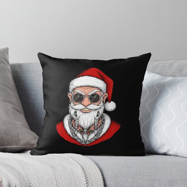 Item preview, Rebel Santa Claus with Braided Beard and Tattoos designed and sold by ML-Media.