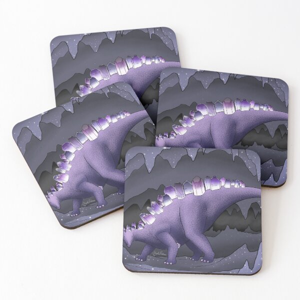 Item preview, Amethyst Stegosaurus  designed and sold by JurassicParkans.