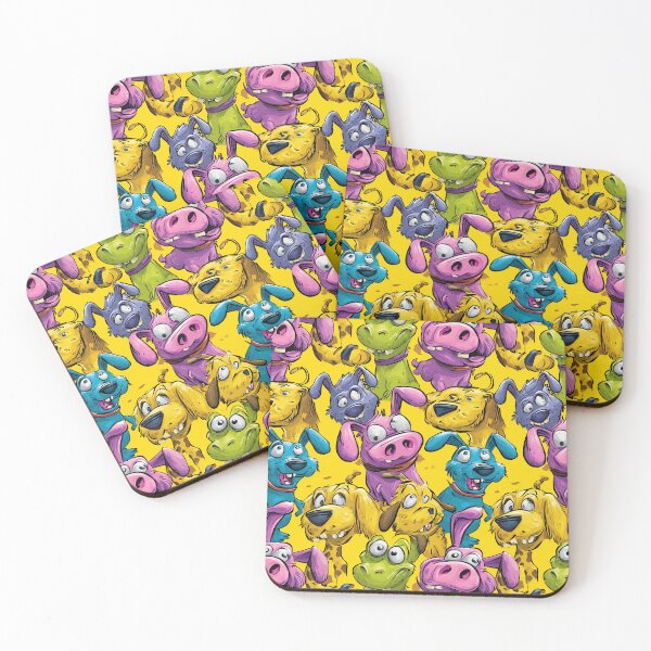 Item preview, Zany Cartoon Dogs And Pigs Inky Illustration designed and sold by Piotrek0001.