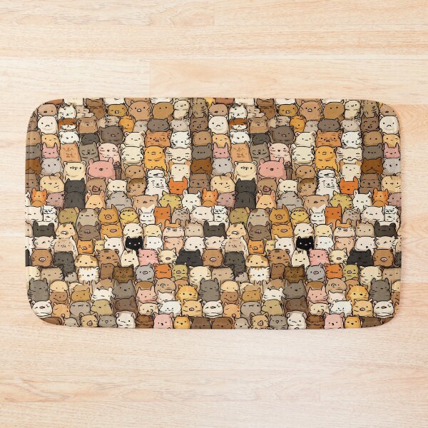 Item preview, A Crowded Daze Of Cute Blobby Cats designed and sold by Piotrek0001.