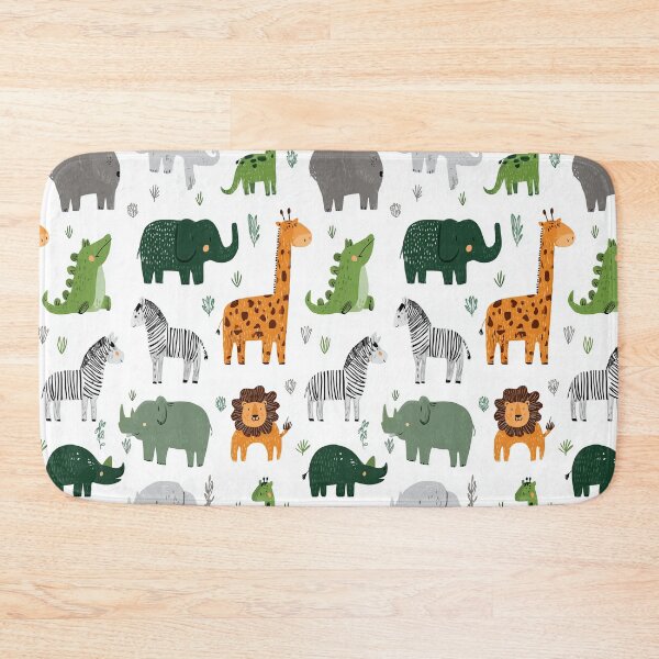 Item preview, Modern Scandinavian Style Safari Animals Nursery Art designed and sold by Piotrek0001.