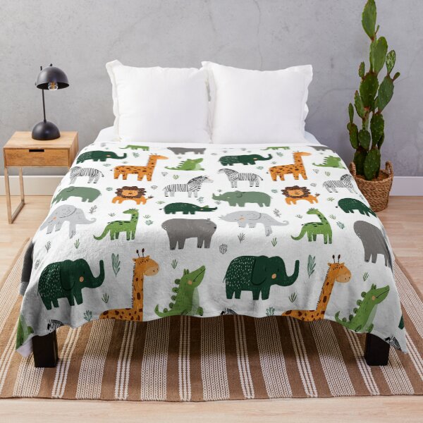 Item preview, Modern Scandinavian Style Safari Animals Nursery Art designed and sold by Piotrek0001.