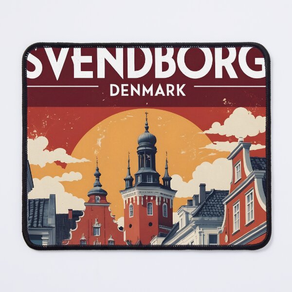 Item preview, Svendborg Denmark 1950s Vintage Travel Tourism designed and sold by TravelersGems.