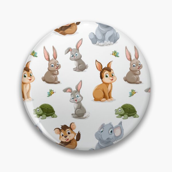 Item preview, Charming Cartoon Woodland Critters And Turtle Friends designed and sold by Piotrek0001.