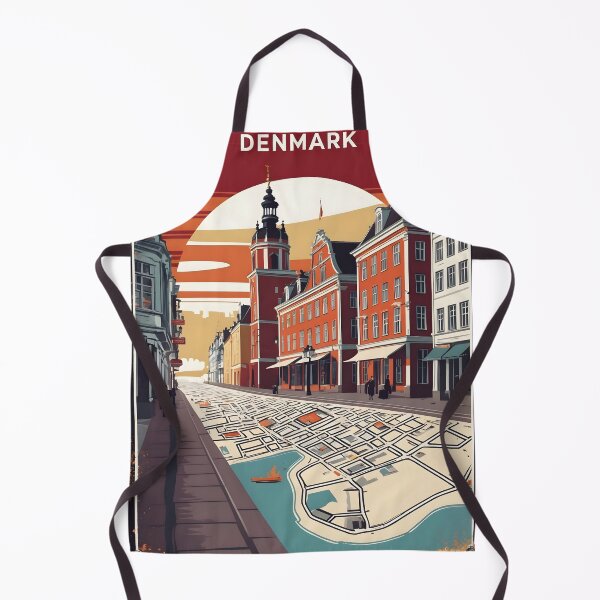 Item preview, Viborg Denmark 1950s Vintage Travel Tourism designed and sold by TravelersGems.