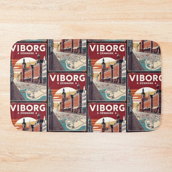 Item preview, Viborg Denmark 1950s Vintage Travel Tourism designed and sold by TravelersGems.