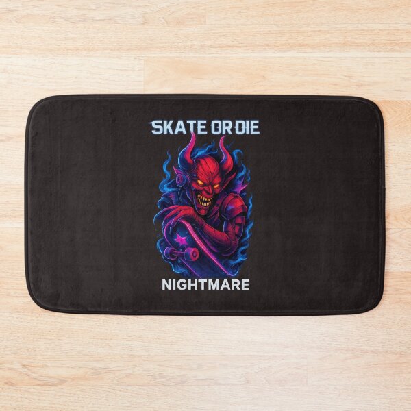 Item preview, Skate Demon Nightmare – Cyberpunk Horror Rider designed and sold by Thaivi Design.