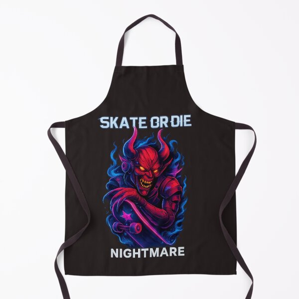 Item preview, Skate Demon Nightmare – Cyberpunk Horror Rider designed and sold by Thaivi Design.